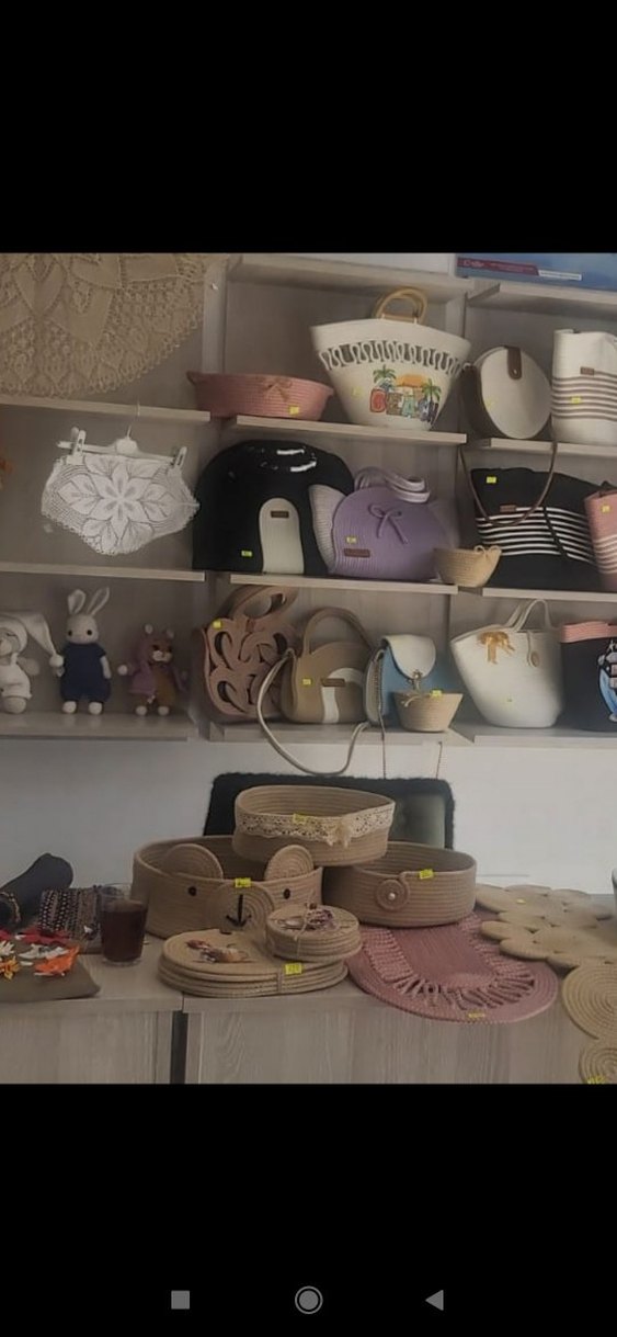 Bohem Tarz El Yapımı Çantalar ve Dekorlar - Görsel 4