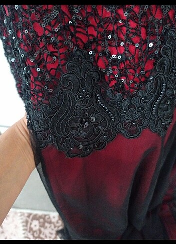 Kadın uzun abiye - Görsel 2