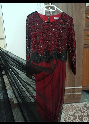 Kadın uzun abiye - Görsel 3