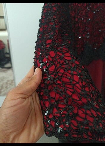 Kadın uzun abiye - Görsel 4