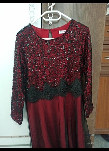 Kadın uzun abiye - Görsel 5