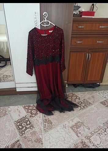 Kadın uzun abiye - Görsel 6