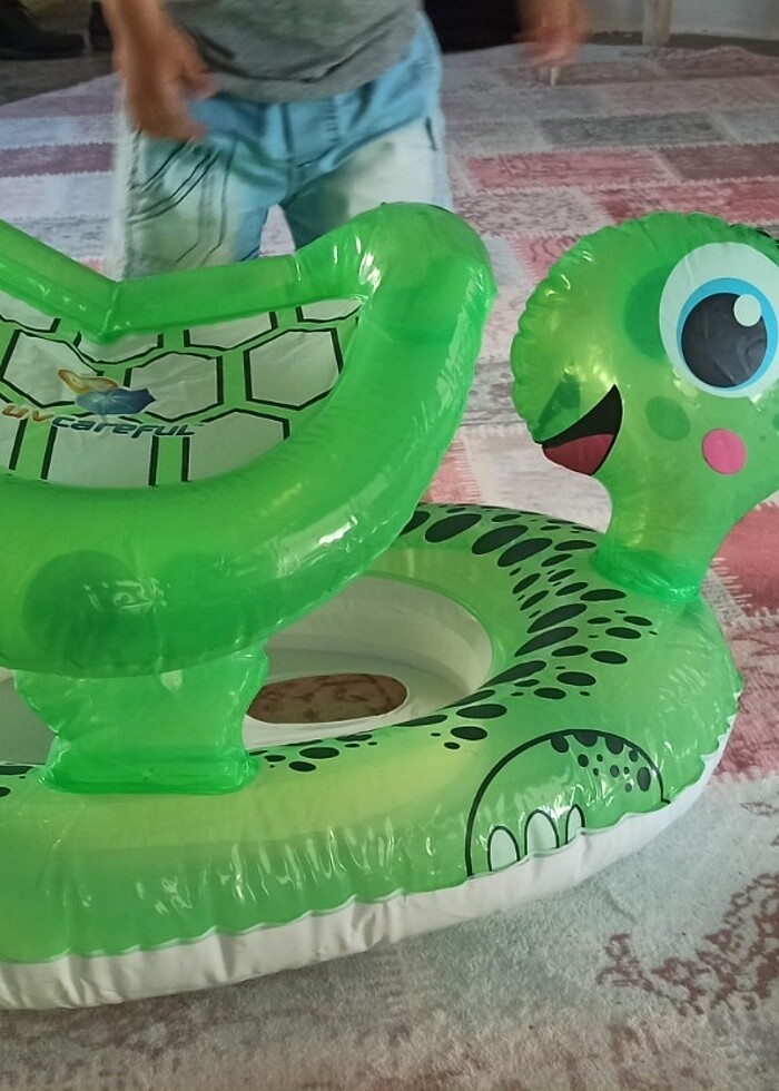 Bebek gölgelikli yüzme simidi - Görsel 4