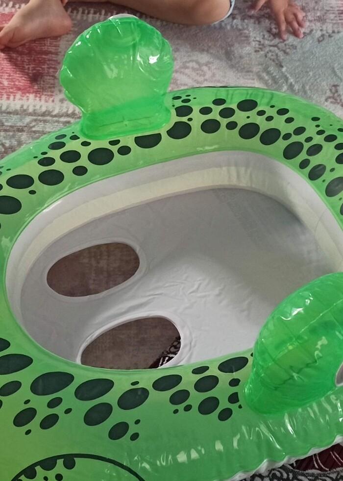 Bebek gölgelikli yüzme simidi - Görsel 5