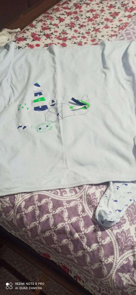 Nakışlı Mavi Bebek hastane çıkışı. - Görsel 2