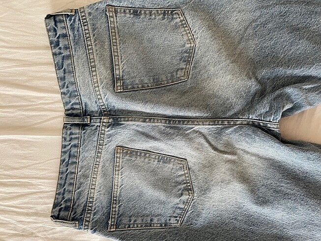 40 Beden mavi Renk milla mom jeans buz mavisi