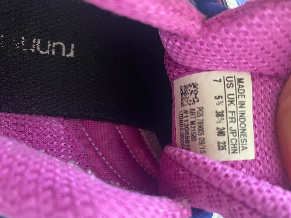 Renkli Mor Yüksek Topuklu Spor Ayakkabı - Görsel 3