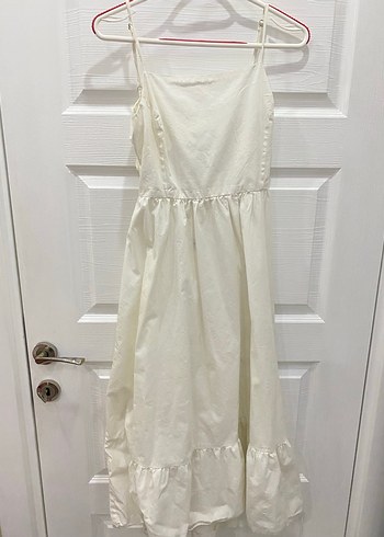 Sırt detaylı elbise - Görsel 5