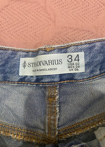 Kadın Mavi Denim Mini Şort - Görsel 5