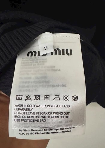 Miu Miu Siyah Kadın takım - Görsel 5