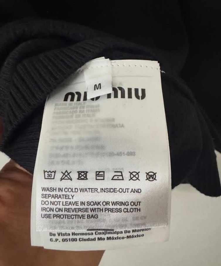 Miu Miu Siyah Kadın takım - Görsel 5