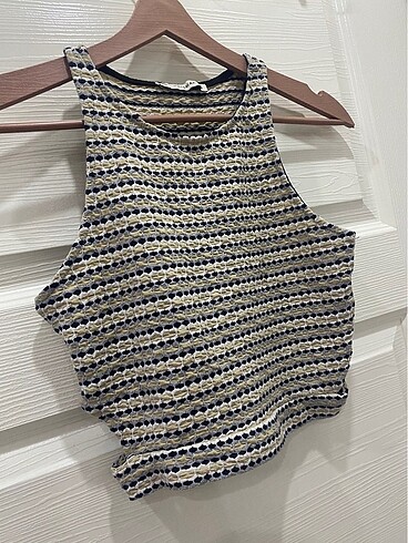 Pull and Bear Bel dekolteli crop