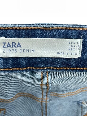 40 Beden mavi Renk Zara Jean / Kot %70 İndirimli.