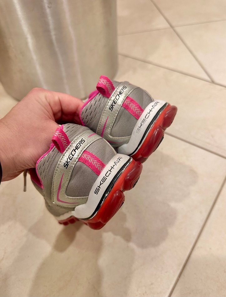 Skechers Gri Spor Kadın Sneaker - Görsel 4