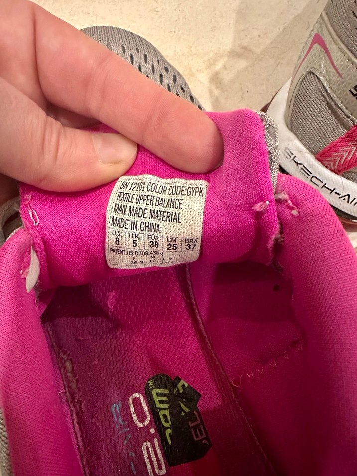 Skechers Gri Spor Kadın Sneaker - Görsel 5