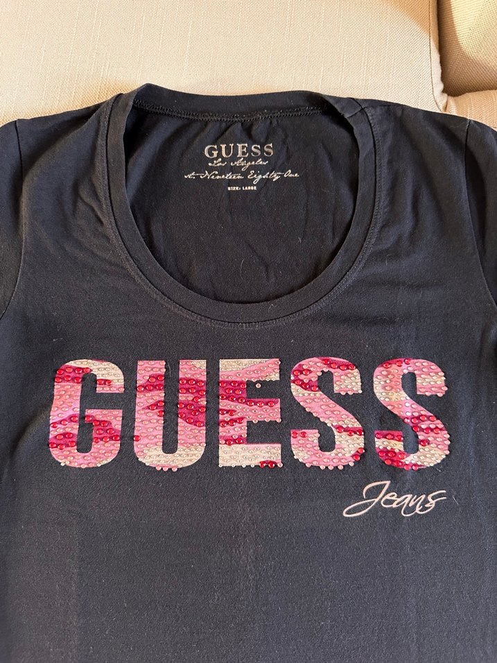 Guess Kadın Kısa Kollu Baskılı Tişört - Görsel 3