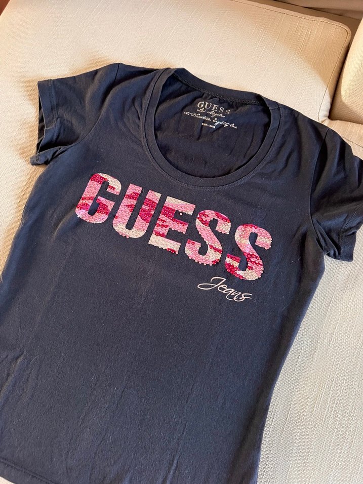 Guess Kadın Kısa Kollu Baskılı Tişört - Görsel 2