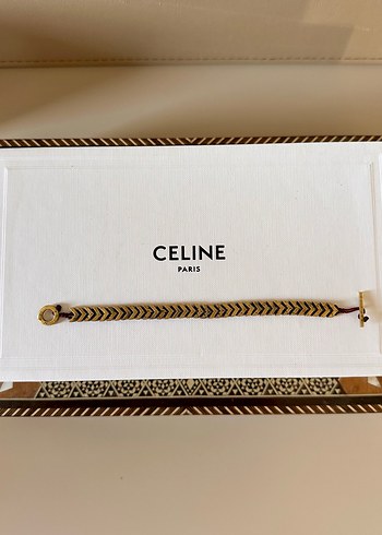 Zincir Detaylı Altın Renkli Bohem Bileklik - Görsel 2