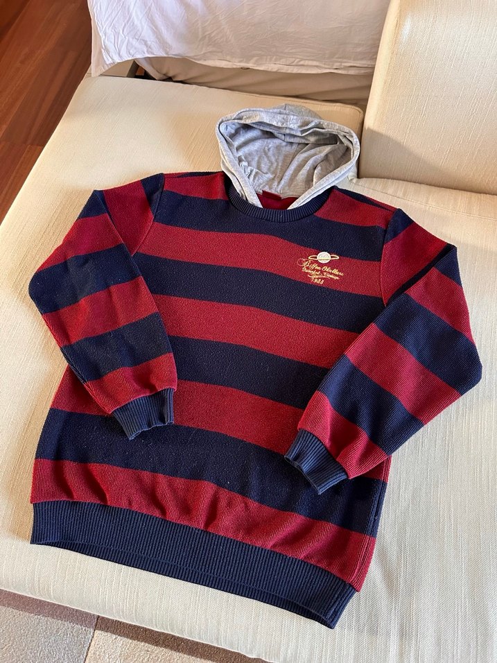 Bilfen Okullarí Çizgili Erkek Çocuk Kazak - Görsel 2