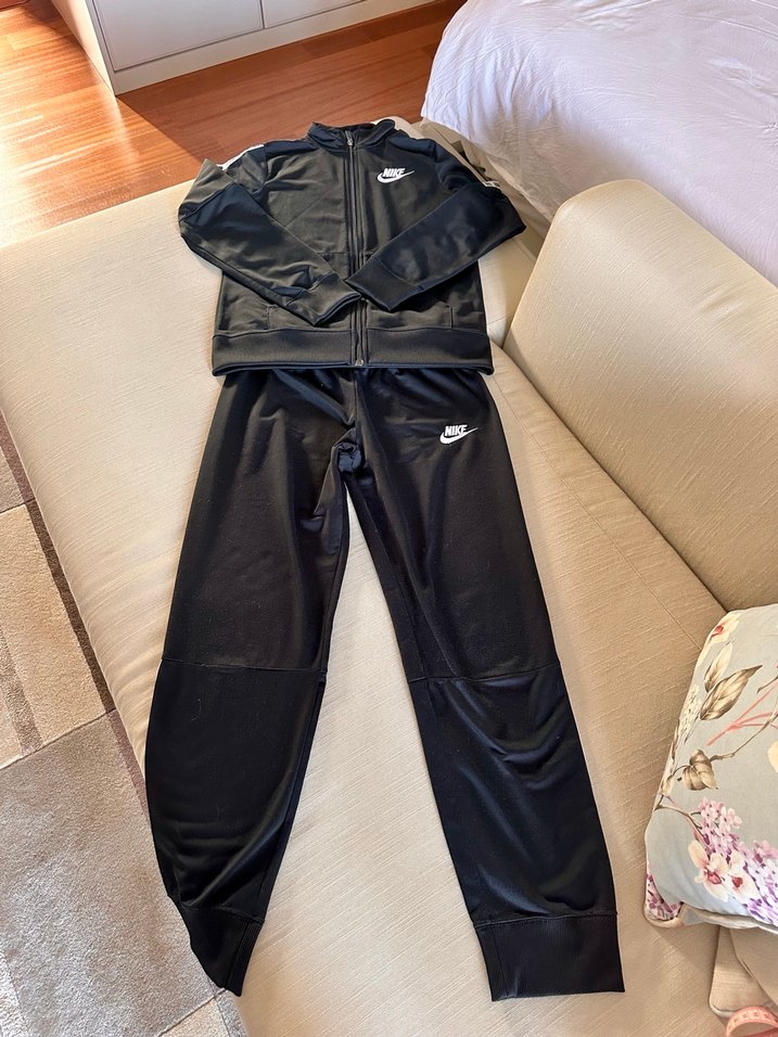 Nike Siyah Fermuarlı Erkek Eşofman Takımı - Görsel 2