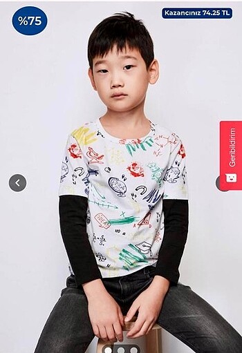 B&G Store Nebati uzun kollu thirt