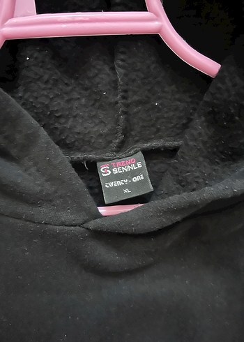 xl Beden Siyah Goth Kadın Sweatshirt