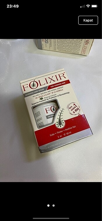 FOLIXIR SAÇ BAKIM ÜRÜNÜ