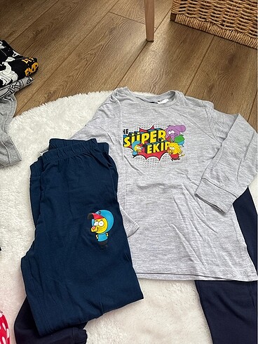 kral şakır 7-8 yaş pijama takımı