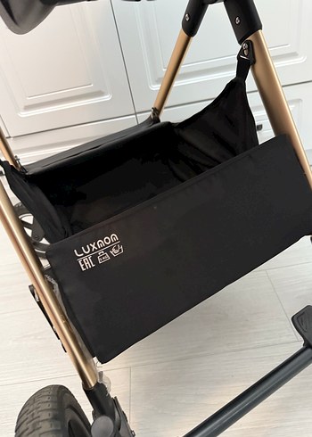 Siyah Bebek Arabası, Katlanabilir ve Dayanıklı - Görsel 8