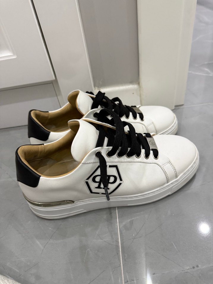 Philipp Plein Lo-Top Beyaz Erkek Sneaker - Görsel 3