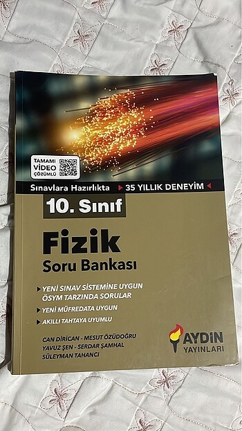 10.sınıf fizik soru bankası Aydın yayınları