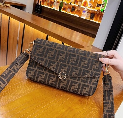 Fendi kahverengi baguette bag