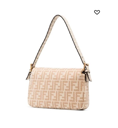  Beden Fendi wool baguette shoulder bag