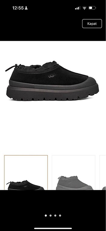 Ugg siyah bot 37