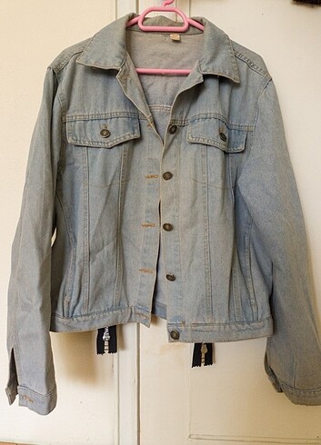 s Beden mavi Renk Vintage Oversize Kot Ceket