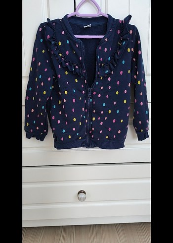 Kız Çocuk Çok Renkli Uzun Kollu Hırka - Görsel 4