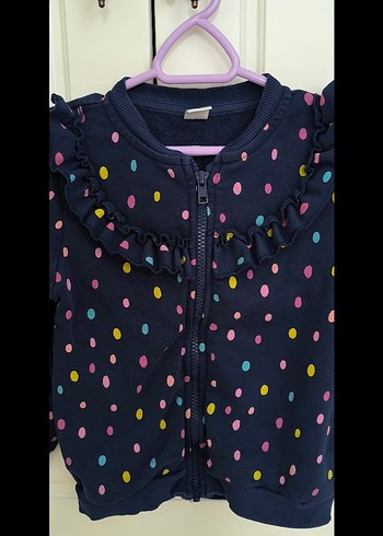 Kız Çocuk Çok Renkli Uzun Kollu Hırka - Görsel 2