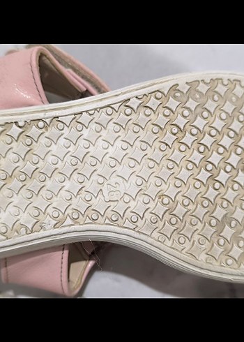 Pembe Dolgu Topuklu Kadın Sandalet - Görsel 4