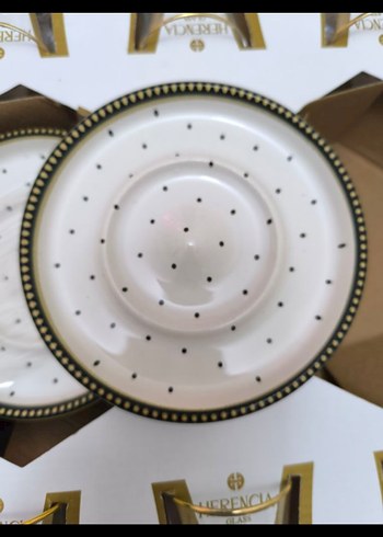 Herencia 6'lı Çay Bardağı ve Tabak Seti - Görsel 6