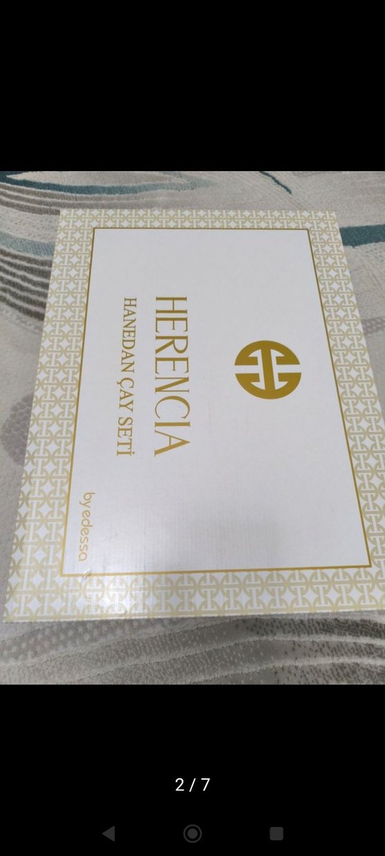 Herencia 6'lı Çay Bardağı ve Tabak Seti - Görsel 2