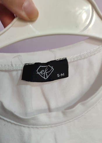 Beyaz Kız Çocuk Baskılı Kısa Kollu Tişört PINTEREST T SHIRT - Görsel 4