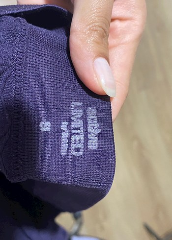 Decathlon Koyu Mor Kadın Spor Tayt