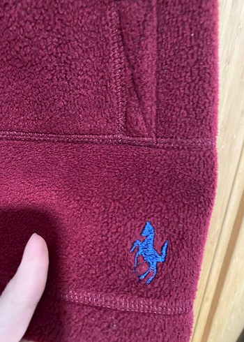 Bordo Kadın Fermuarlı Yumuşak Kolsuz Yelek - Görsel 2