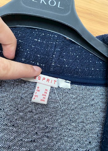 Lacivert kaban hırka büyük beden - Görsel 5