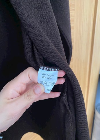 Kahverengi büyük befen hırka - Görsel 5