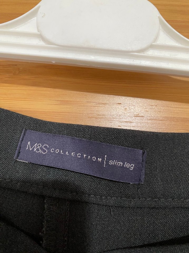 Kadın koyu füne Kumaş Pantolon büyük beden - Görsel 4