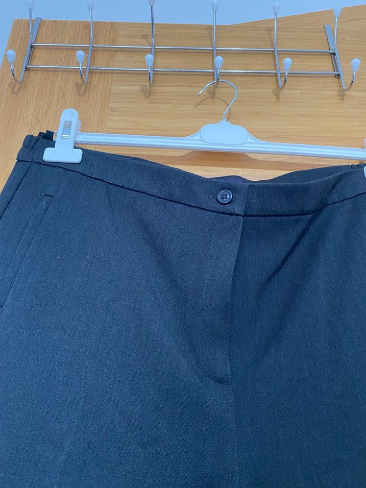 Kadın koyu füne Kumaş Pantolon büyük beden - Görsel 2