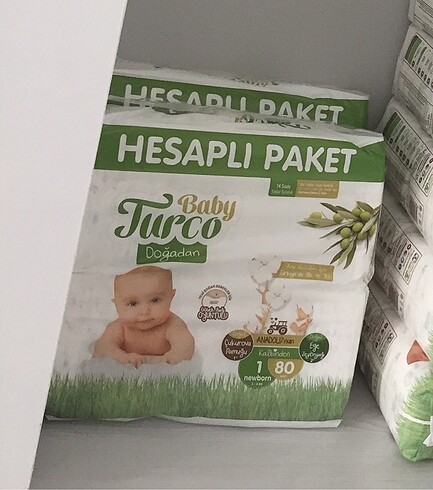 Baby Turco 1 Numara 80'li Paket + 80 tane açılmış