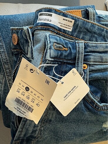 36 Beden Bershka kot pantolon
