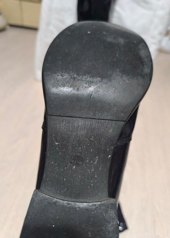 Mürdüm Rugan Kadın Dizüstü Çizme - Görsel 5